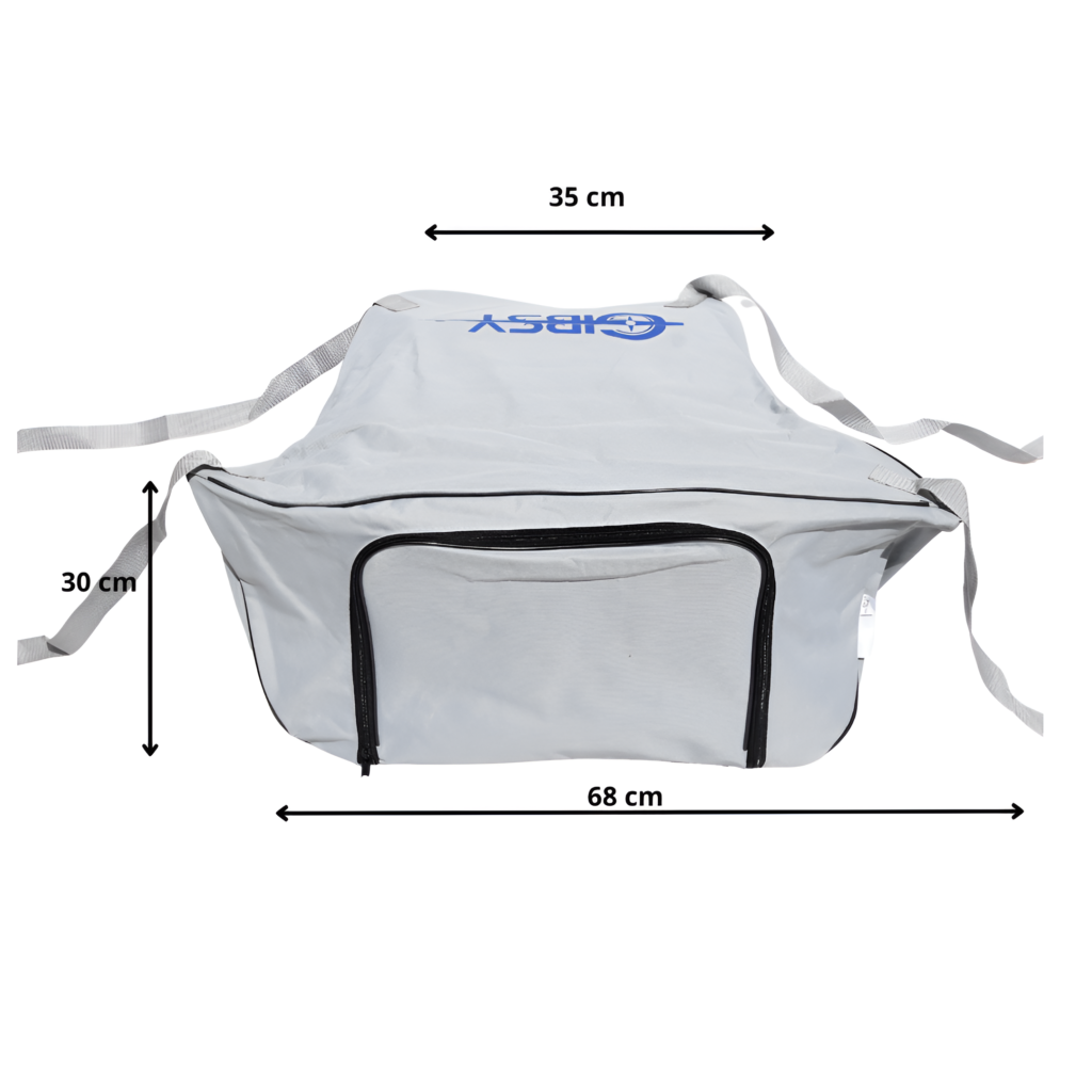 Bolsa asiento para proa Bolsa proa B_C_ MEDIDAS