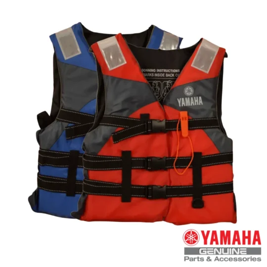 Chaleco salvavidas Yamaha homologado de flotabilidad 100n, para motos de agua, jet Ski, deportes acuáticos, Kayak, etc. Cierre con ajustes de 3 correas.