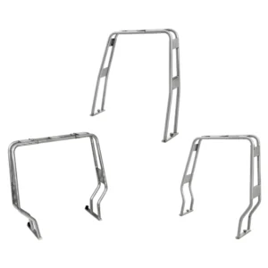 Arco de luces Roll Bar ajustable en acero inoxidable AISI 316 para lanchas y embarcaciones semirrígidas.