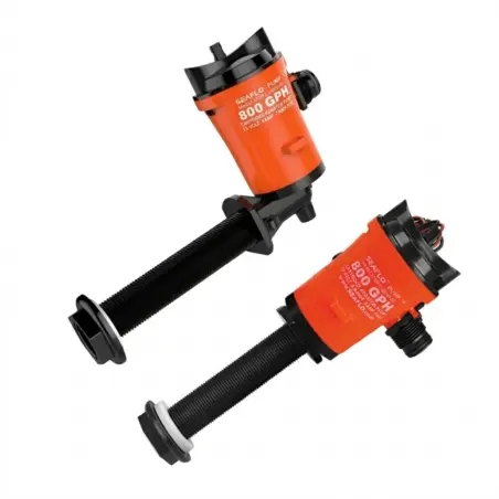 Bomba de achique para vivero sumergible de 12 V con cartucho estraíbe para embarcaciones de pesca.