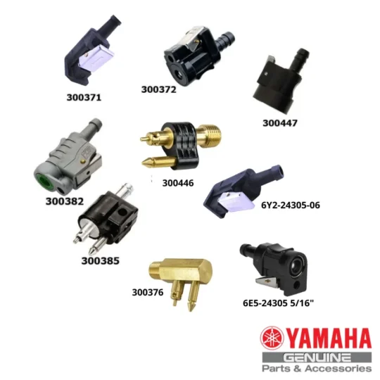 Conectores de gasolina para motores fueraborda Yamaha.