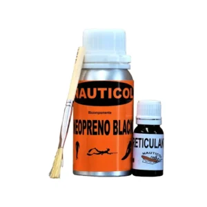 El Kit pegamento Neopreno Black es ideal para el pegado de gomas, trajes de neopreno, trajes de buceo, cuellos y accesorios. 100% flexible.