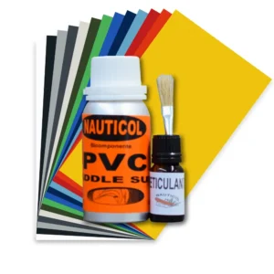 Kit reparación Tabla de Paddle Surf de PVC Nauticol para reparación de pinchazos, rajas o cortes de tablas SUP / tablas Paddle Surf.