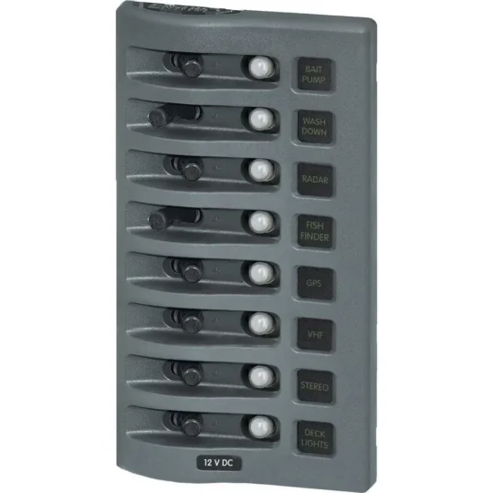 Panel Eléctrico 8 disyuntores