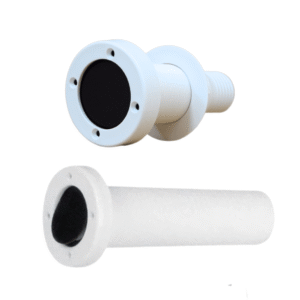 Pasacascos con válvula antirretorno de barcos telescópico con Válvula Antirretorno, fabricado en plástico muy resistente a los ambientes.