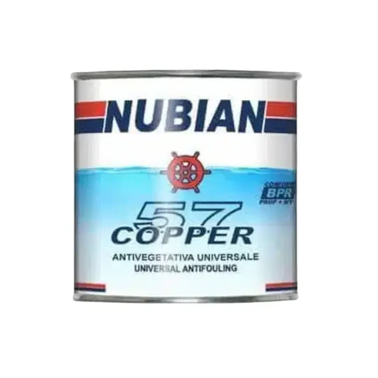 Antifouling fibra o madera profesional Copper 57 para embarcaciones de madera, fibra y con uso intenso para trabajo o recreo.