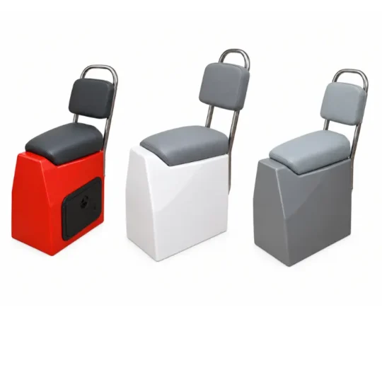Asiento Jockey con respaldo para embarcaciones semirrígidas fabricado en PRFV