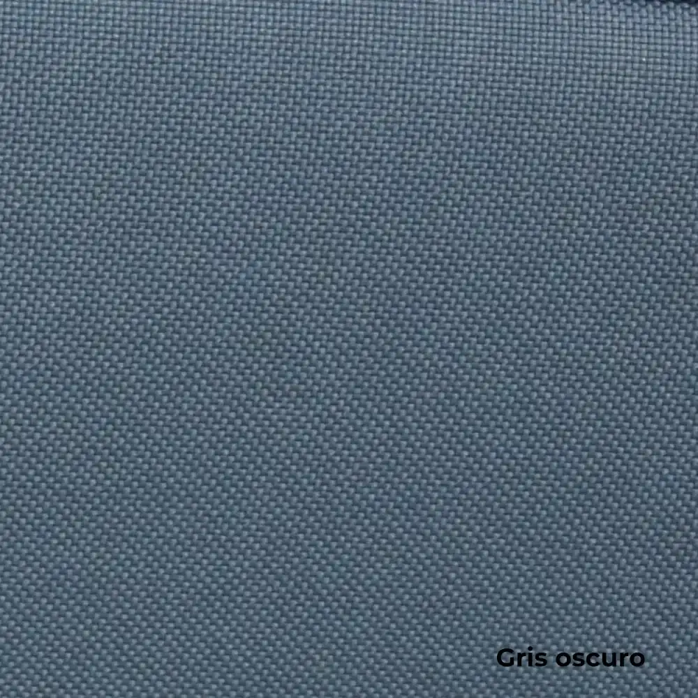 Detalle de la superficie estanca de la bolsa asiento para neumática color gris oscuro.