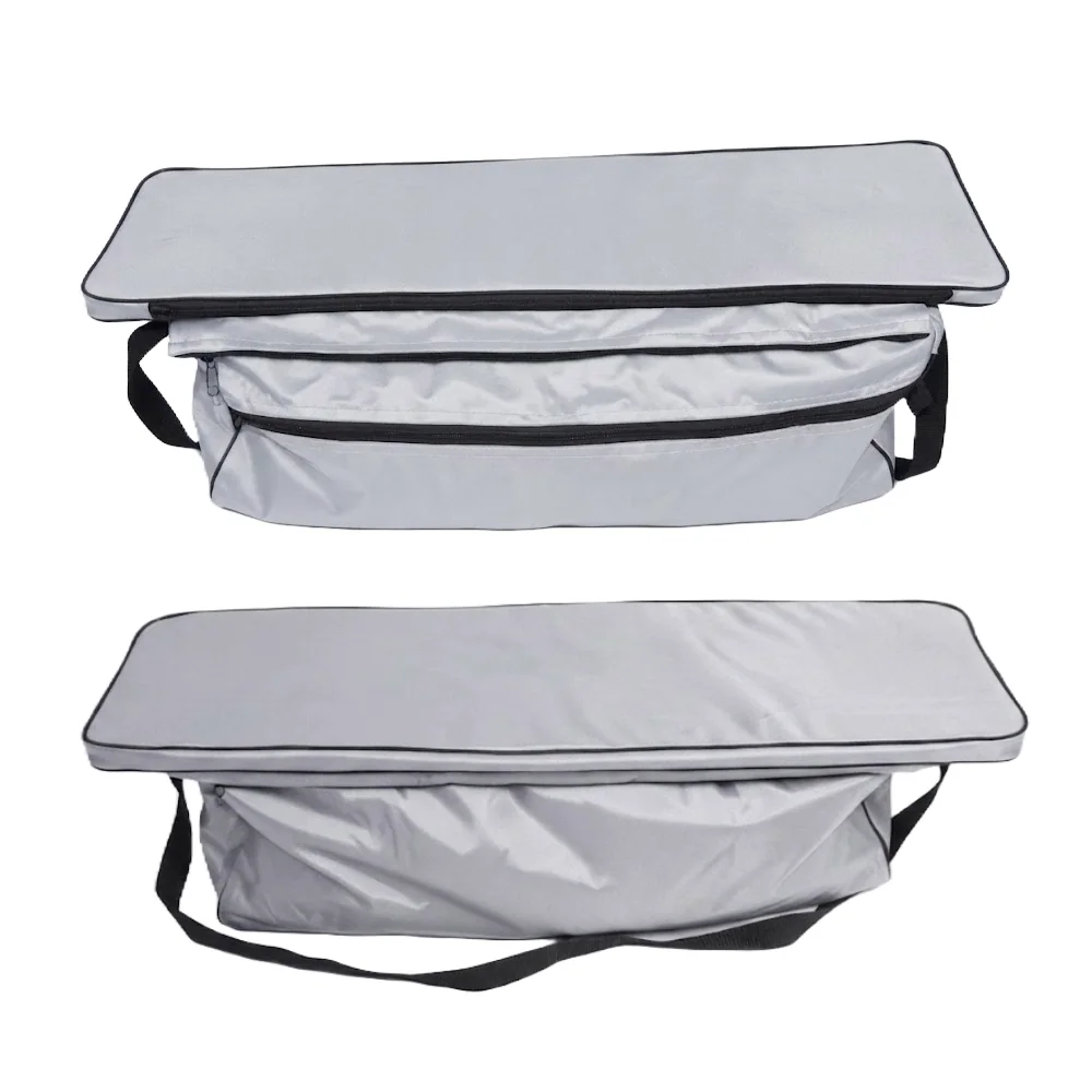 Funda de asiento color gris medio para lanchas.