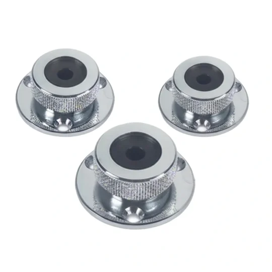 Pasacables cromado estanco para barcos con proteccíon IP67 para cables de 6 a 12 mm.