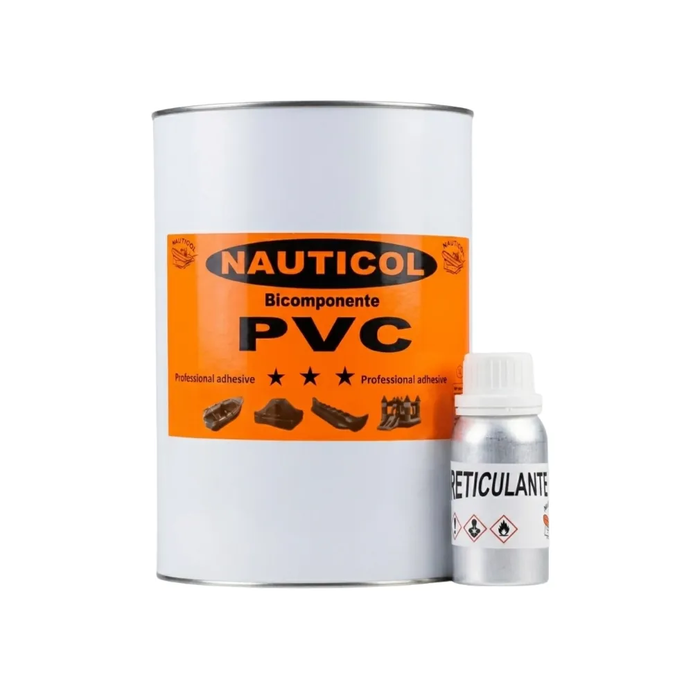 Pegamento PVC Nauticol bicomponente extrafuerte para lanchas, semirrígidas y botes hinchables.