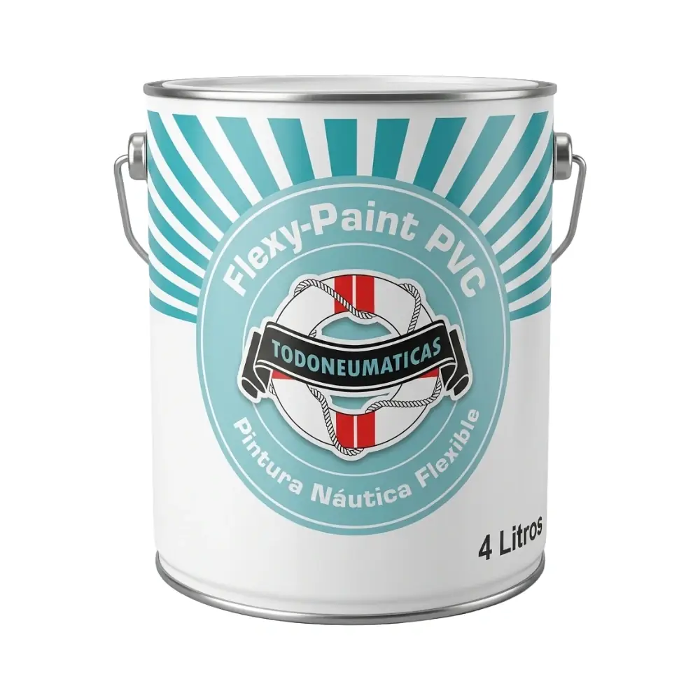 Formatos de 750ml y 4L de pintura flexible PVC para renovación náutica