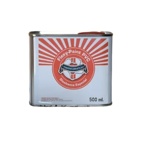 Disolvente Flexy Paint, ideal para pinturas Flexy-Paint en tejidos de PVC. Disponible en 500 ml y 1 litro. Máxima eficacia y compatibilidad garantizada.