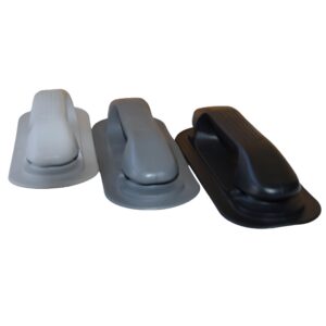 Asa agarre evolution PVC, para semirrígidas, neumáticas. Fabricada en PVC flexible en colores disponibles: Gris claro, Gris o Negro