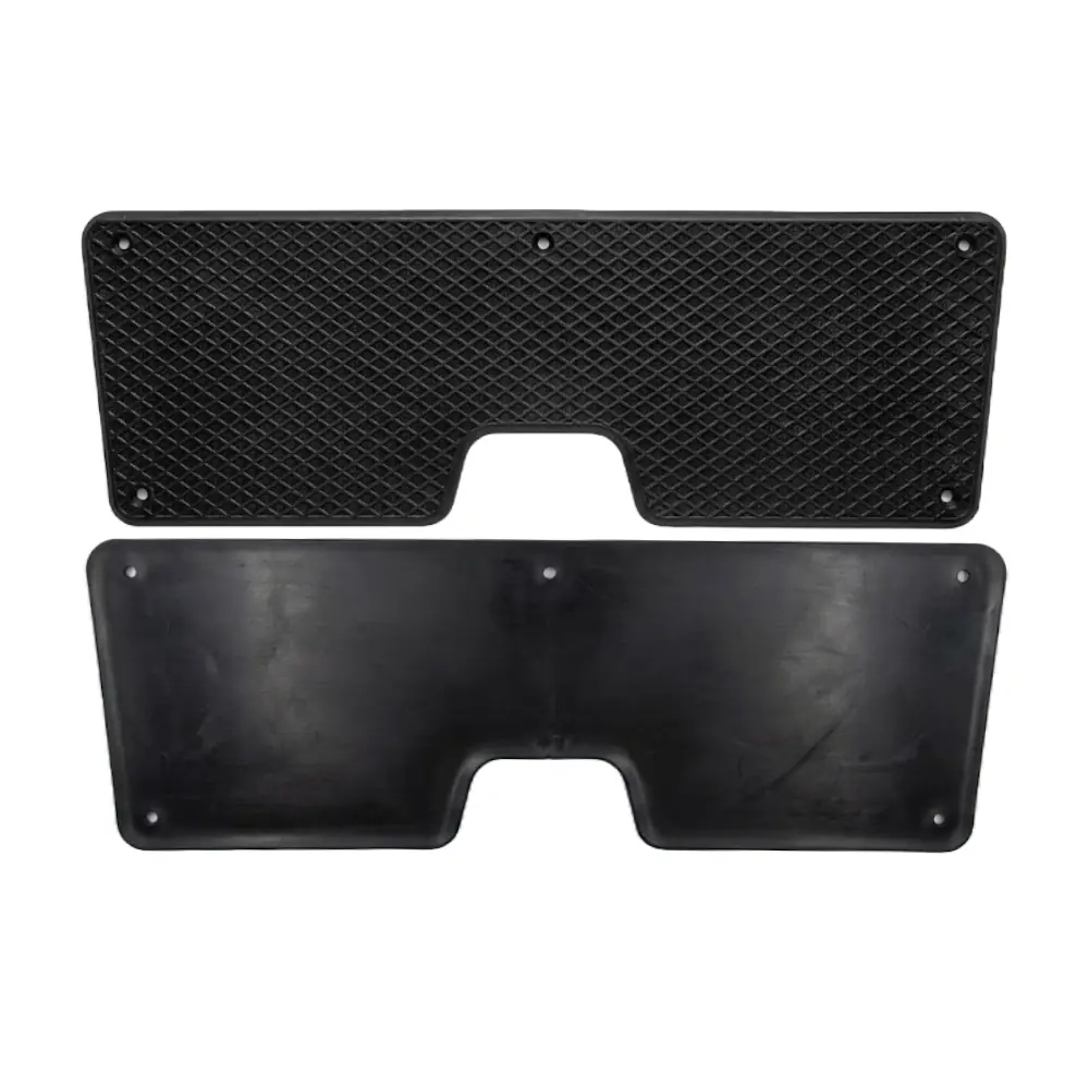 Protector de espejo de popa color negro para motor fueraborda