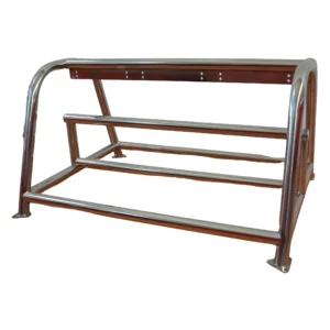 Botellero náutico para buceo en acero inoxidable ideal para embarcaciones. Organiza y asegura tus botellas de submarinismo a bordo con máxima seguridad.