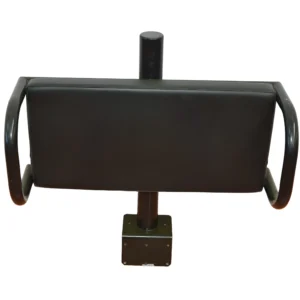 Respaldo asiento náutico en acero inoxidable con tapicería. Ideal para semirrígidas de 5,5 m. Disponible en color inox o negro.