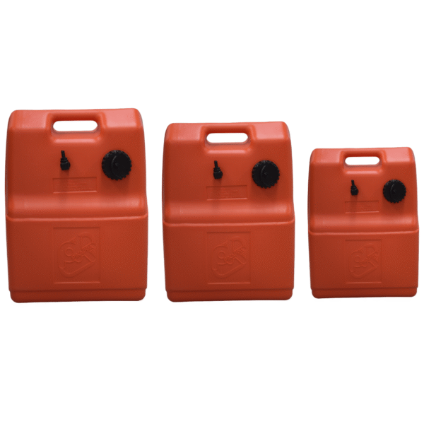 Depósito gasolina 12/24/29L, portátil ideal para embarcaciones . Compacto, seguro y fácil de transportar para un suministro eficiente de combustible.