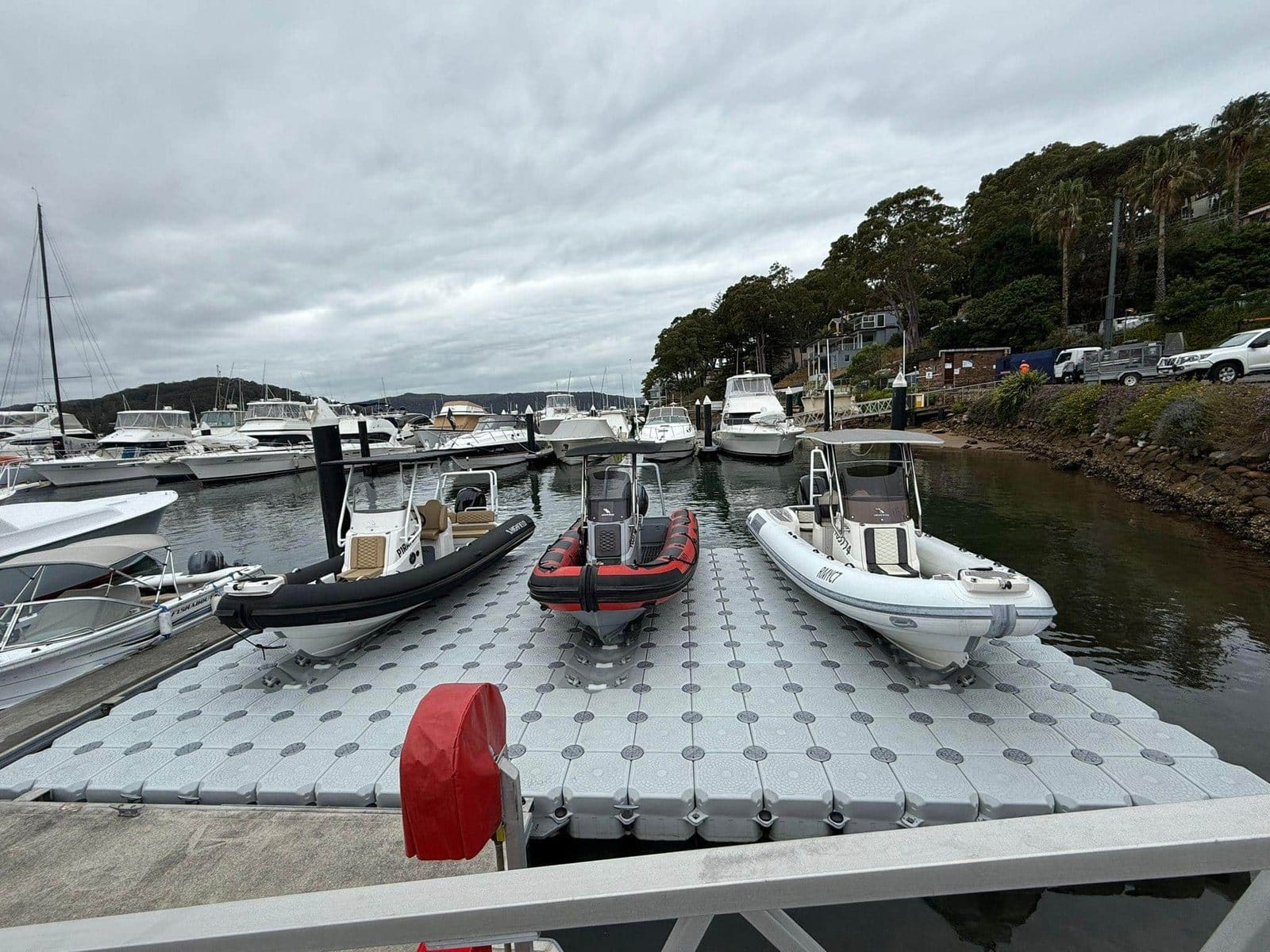 Plataforma flotante para barcos o Jet ski