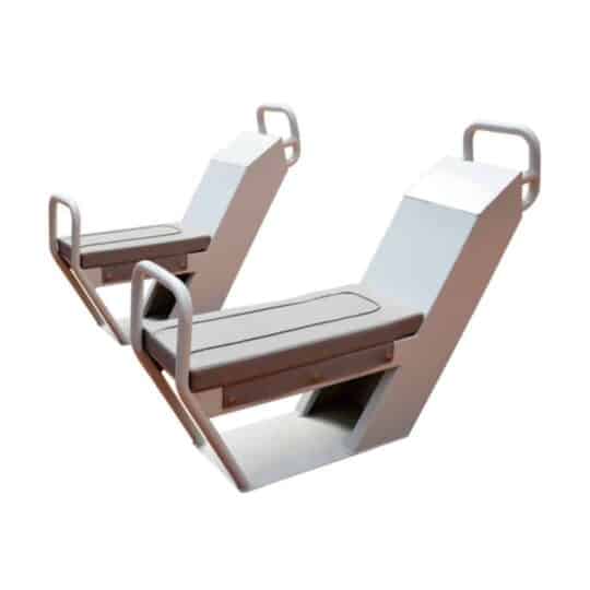 Asiento consola aluminio