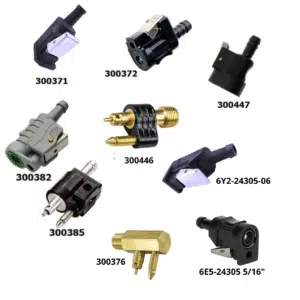 Conectores gasolina Yamaha para motores fueraborda en varios modelos