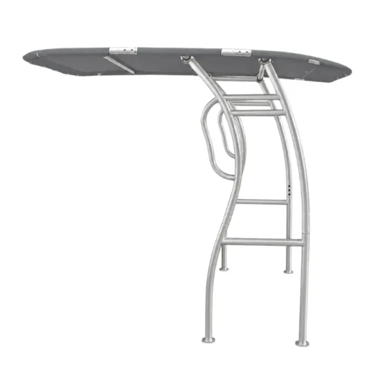 Toldo T-Top para barcos con estructura de aluminio anodizado para consolas centrales