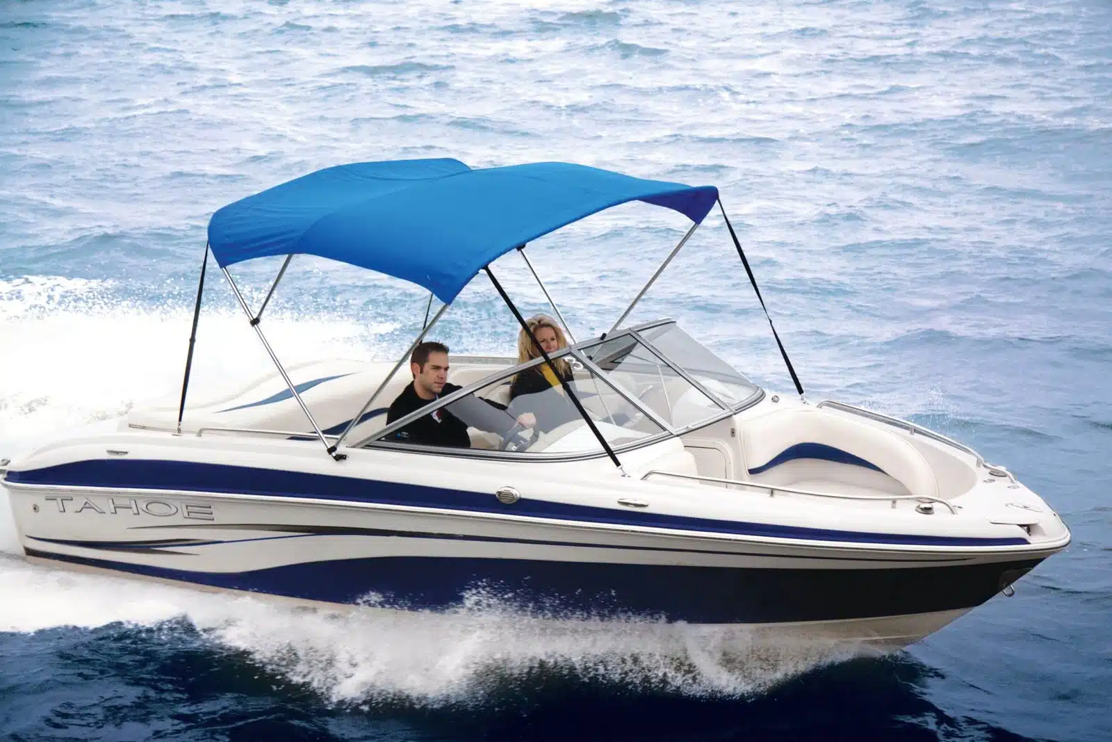 Toldo Bimini Azul 3 Arcos - Imagen 2