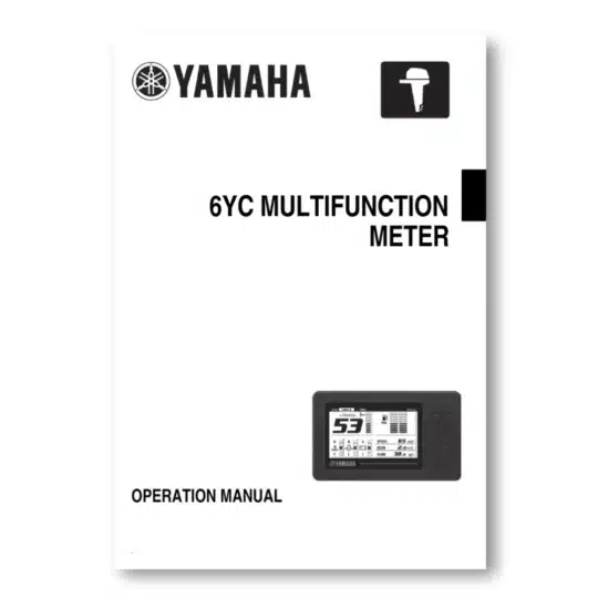 Manual Indicador Digital Yamaha 6YC