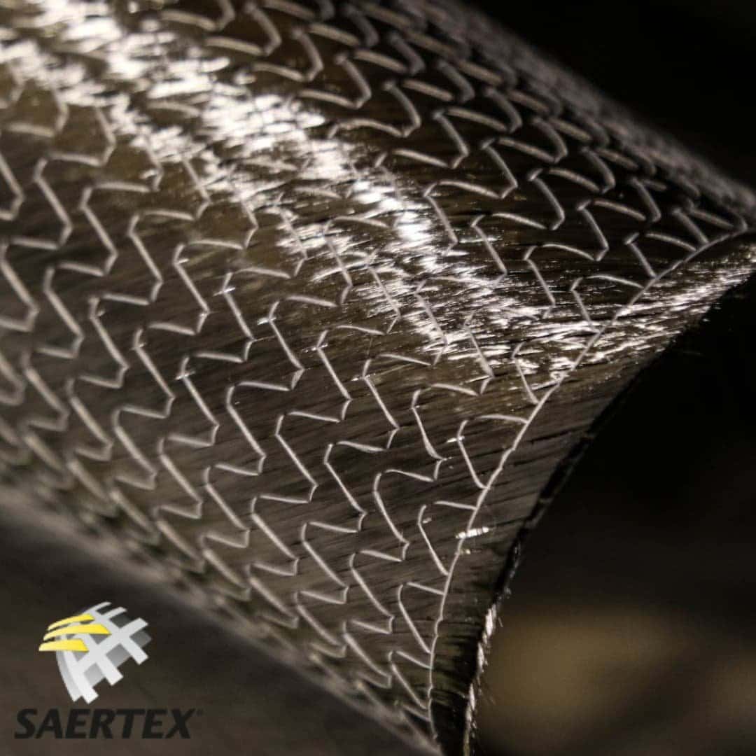 Tejido Saertex X-C-306 g/m2 Biaxial Carbono