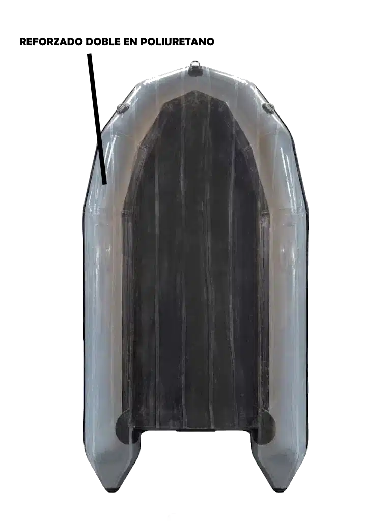 Cobra Ribs 300 con suelo reforzado doble de poliuretano para mayor resistencia.