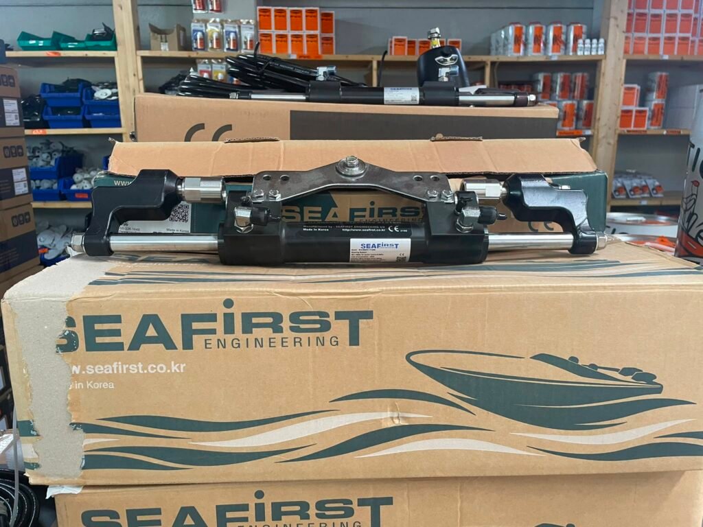 Kit para cambiar la dirección hidráulica de un barco con cilindro hidráulico SEAFIRST