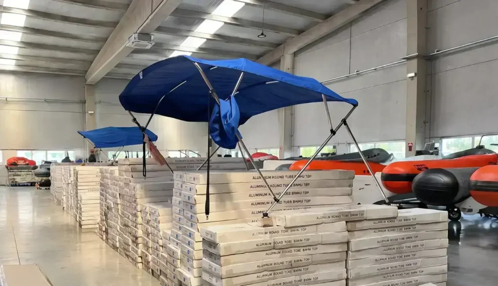 Toldo Bimini 3 arcos para barcos en tienda