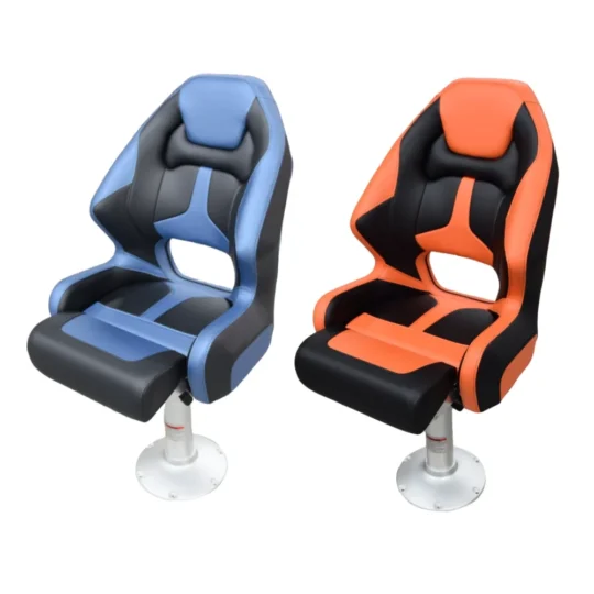 Asientos de barco azul o naranja. Apto para semirrígidas, neumáticas, lanchas, zodiac, etc.